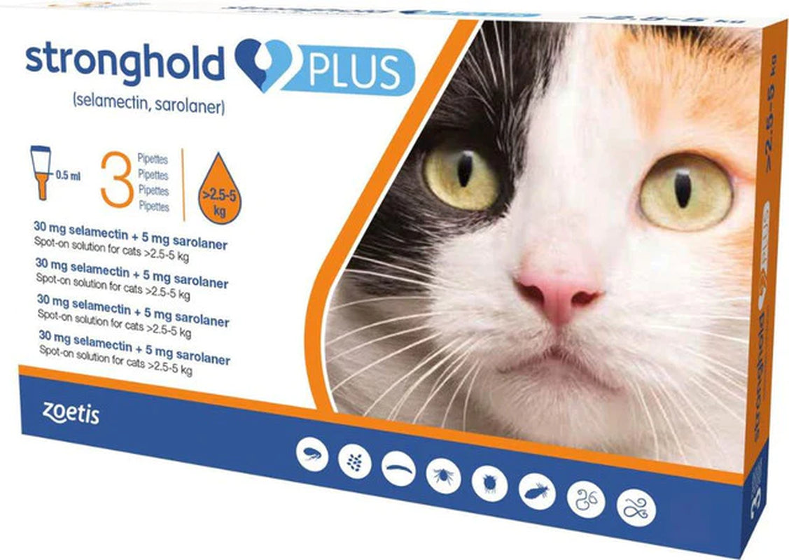 Stronghold plus Spot-On for Cats & Kittens Medium >2.5-5 Kg