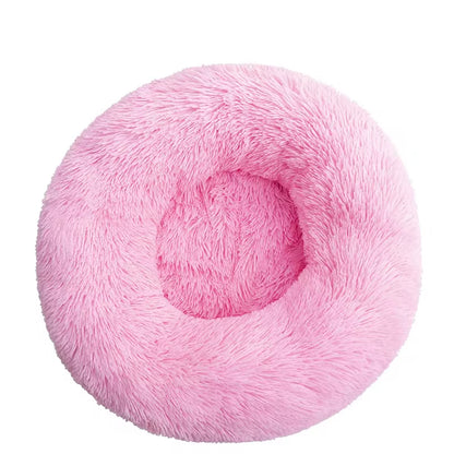 Round Donut Plush Pet Bed 40cm-110cm