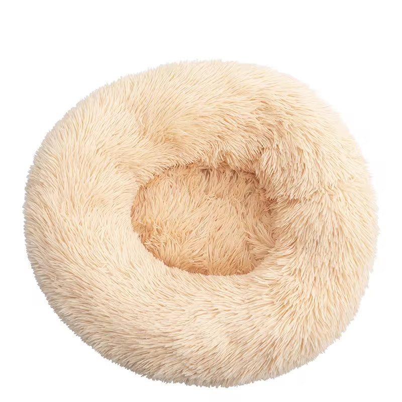 Round Donut Plush Pet Bed 40cm-110cm