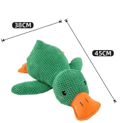 Dog Toy Stomping Duck Bite Resistant Grinding Teeth Cleaning Large Dog Interactive Entertainment Puppy Boredom Pet Plush Toy