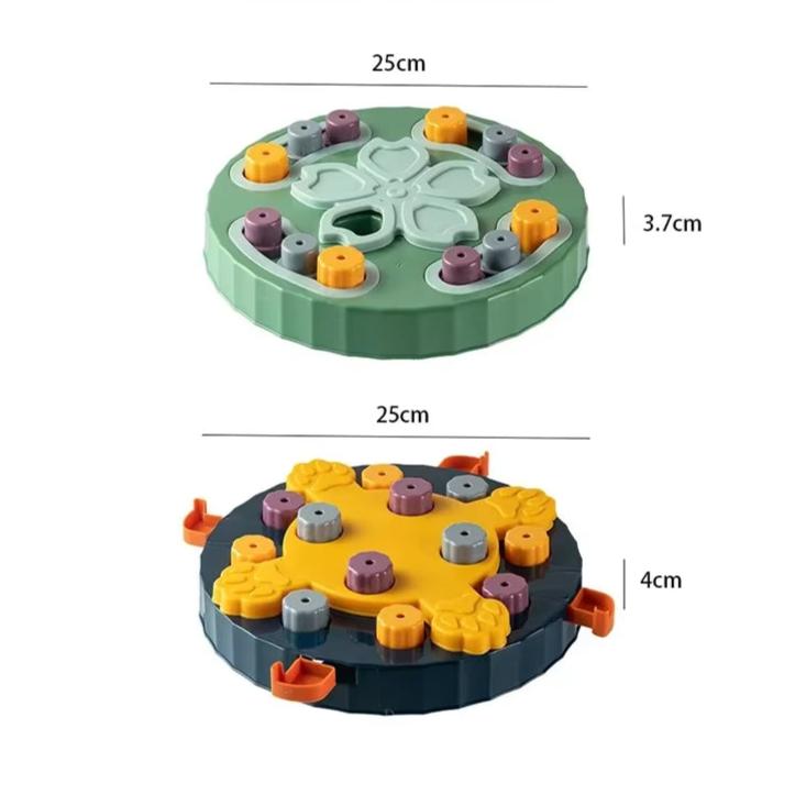 Dog Puzzle Toys Slow Feeder Interactive Increase Puppy IQ Food Dispenser Slowly Eating Nonslip Bowl Pet Cat Dogs Training Game