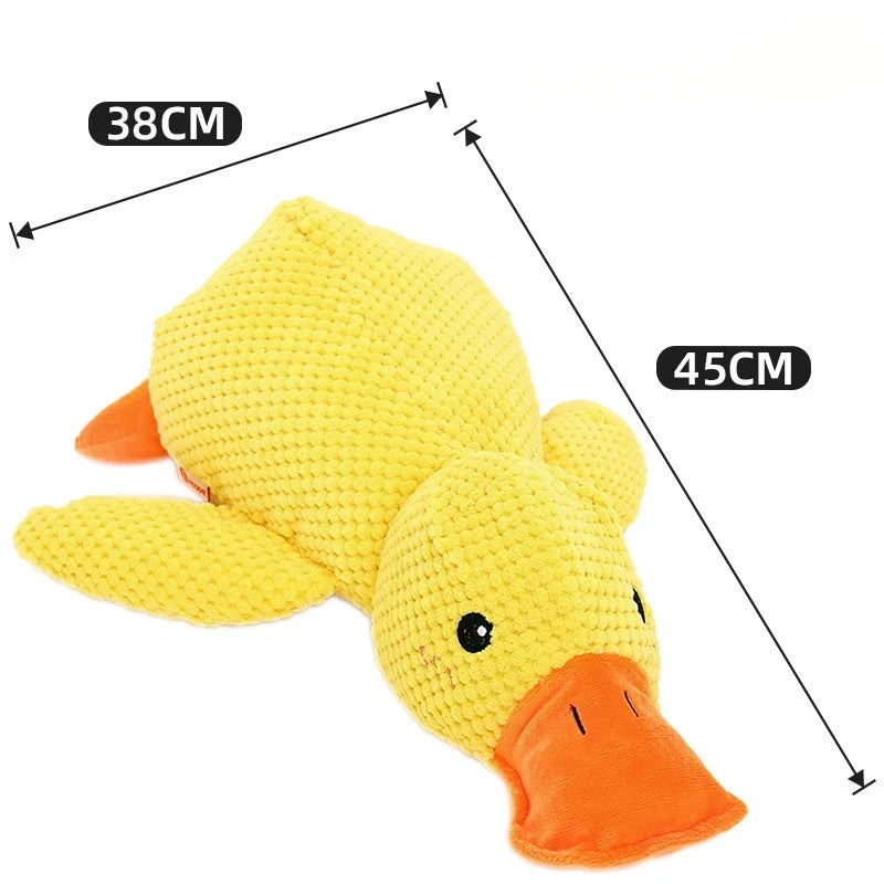 Dog Toy Stomping Duck Bite Resistant Grinding Teeth Cleaning Large Dog Interactive Entertainment Puppy Boredom Pet Plush Toy