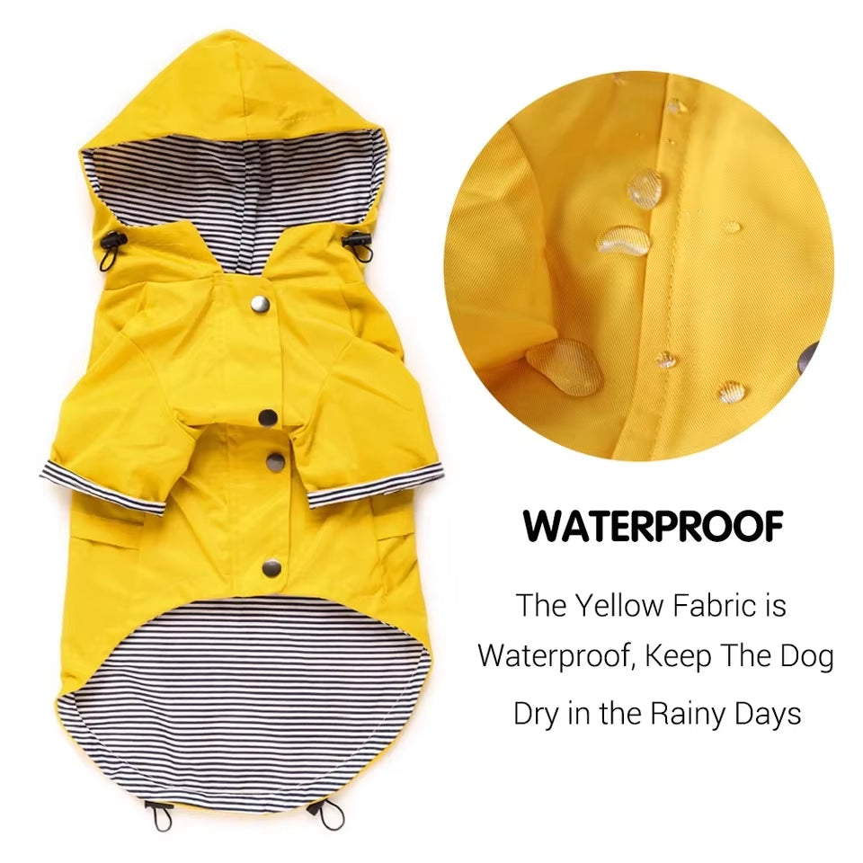 High Quality Waterproof Pet Dog Coat for Small Medium Large Dogs Windproof Jacket Dog Raincoat Dog Sport Hoodies Pet Clothes