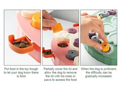 Dog Puzzle Toys Slow Feeder Interactive Increase Puppy IQ Food Dispenser Slowly Eating Nonslip Bowl Pet Cat Dogs Training Game