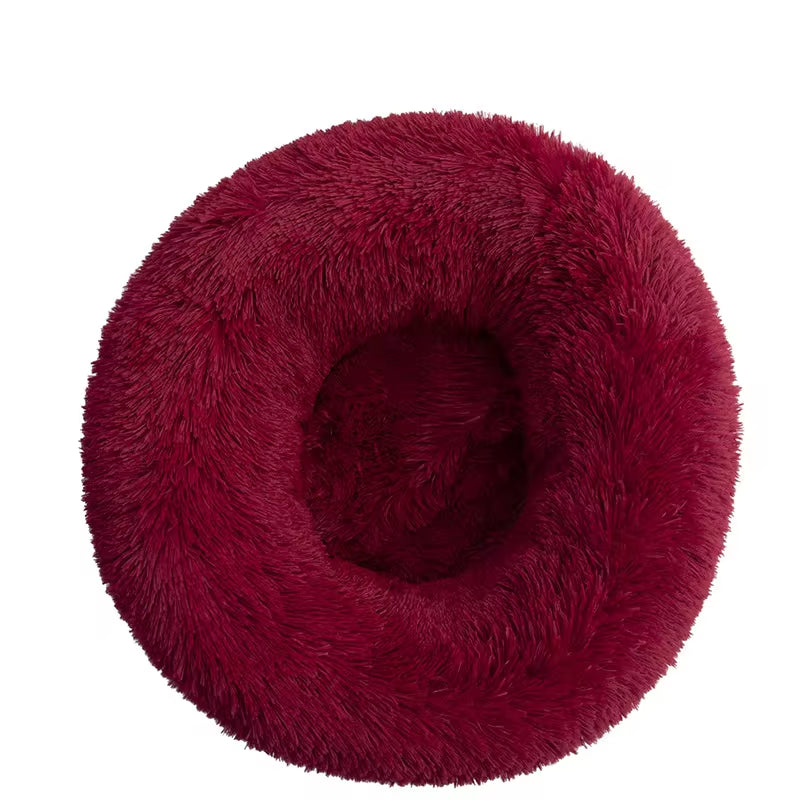 Round Donut Plush Pet Bed 40cm-110cm