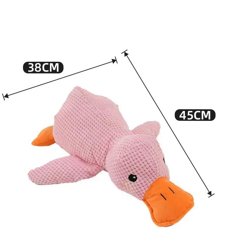 Dog Toy Stomping Duck Bite Resistant Grinding Teeth Cleaning Large Dog Interactive Entertainment Puppy Boredom Pet Plush Toy