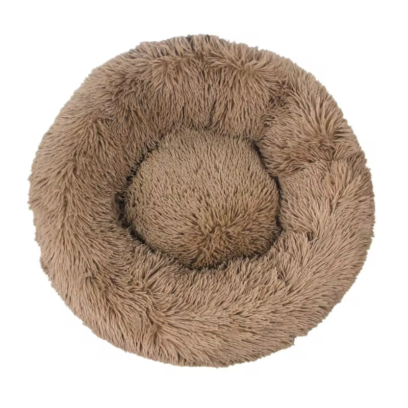 Round Donut Plush Pet Bed 40cm-110cm