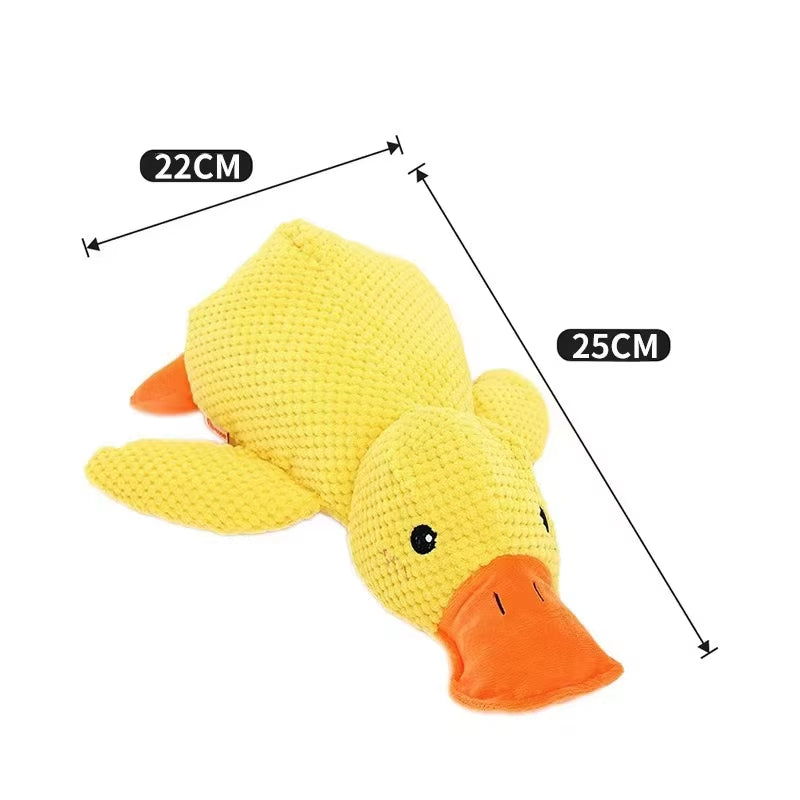 Dog Toy Stomping Duck Bite Resistant Grinding Teeth Cleaning Large Dog Interactive Entertainment Puppy Boredom Pet Plush Toy