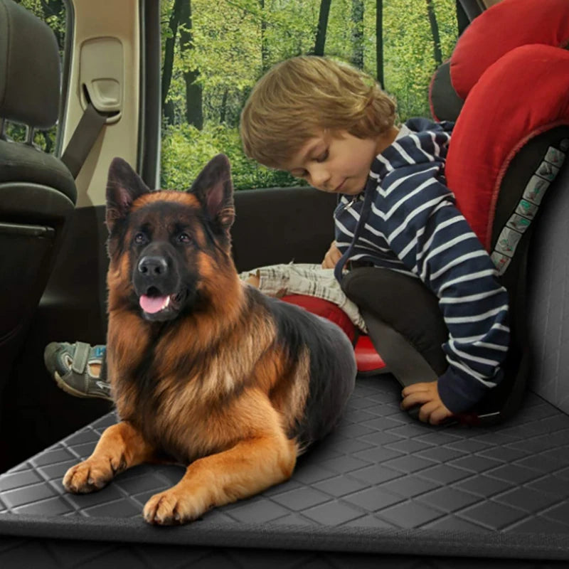 Dog Car Seat Cover Waterproof Pet Travel Dog Carrier Hammock Car Rear Back Seat Protector Mat Safety Carrier for Dogs Safety Pad