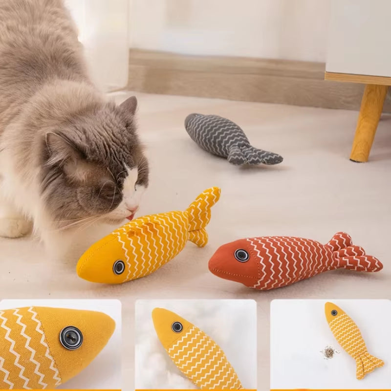 Catnip Pets Toy Cats Supplies for Cute Cat Toys Puppy Kitten Teeth Grinding Cat Plush Thumb Pillow Protect Mouth Pet Accessories