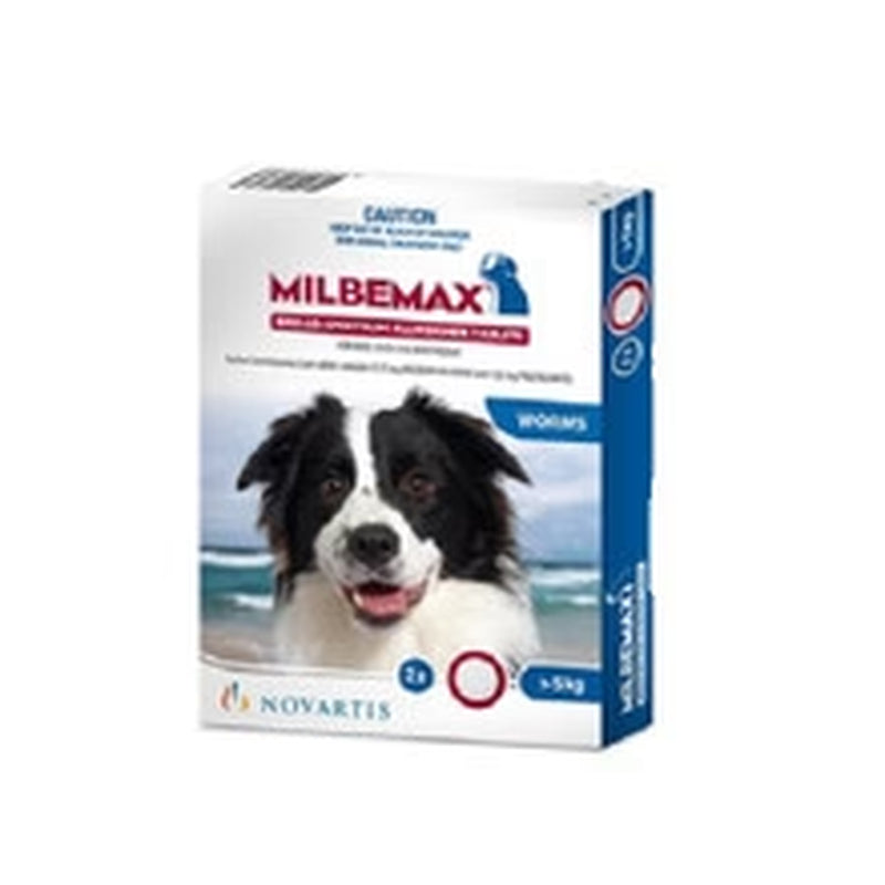 Milbemax Large Dog 5-25Kg (11-55Lbs) 2 Tab Pack