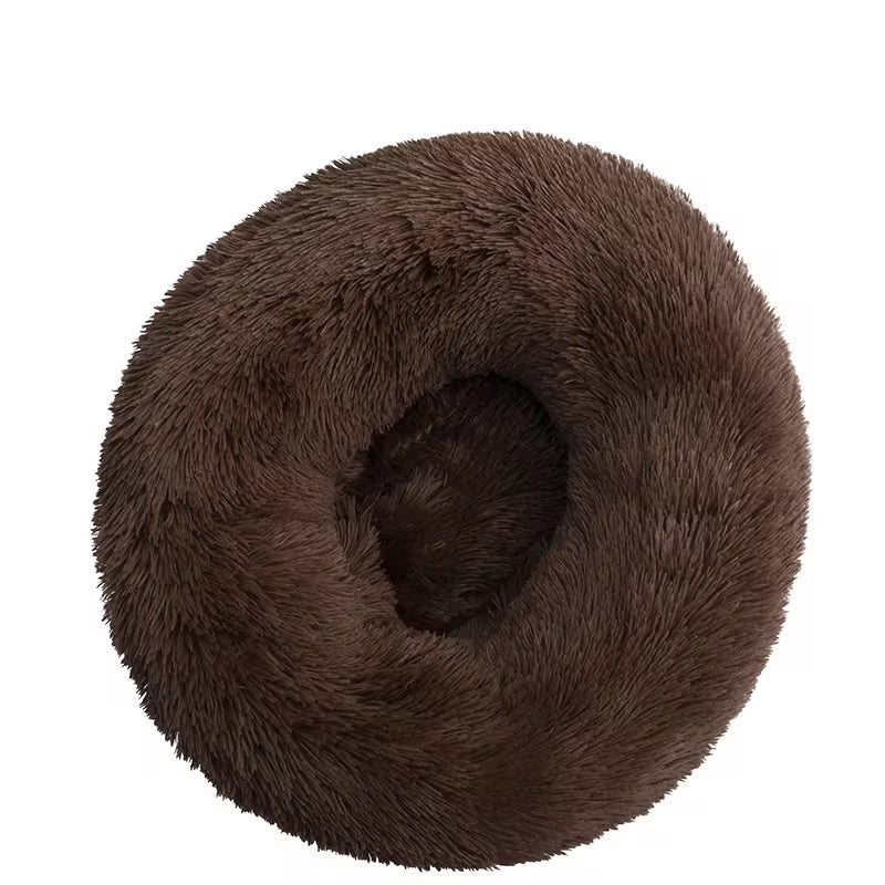 Round Donut Plush Pet Bed 40cm-110cm