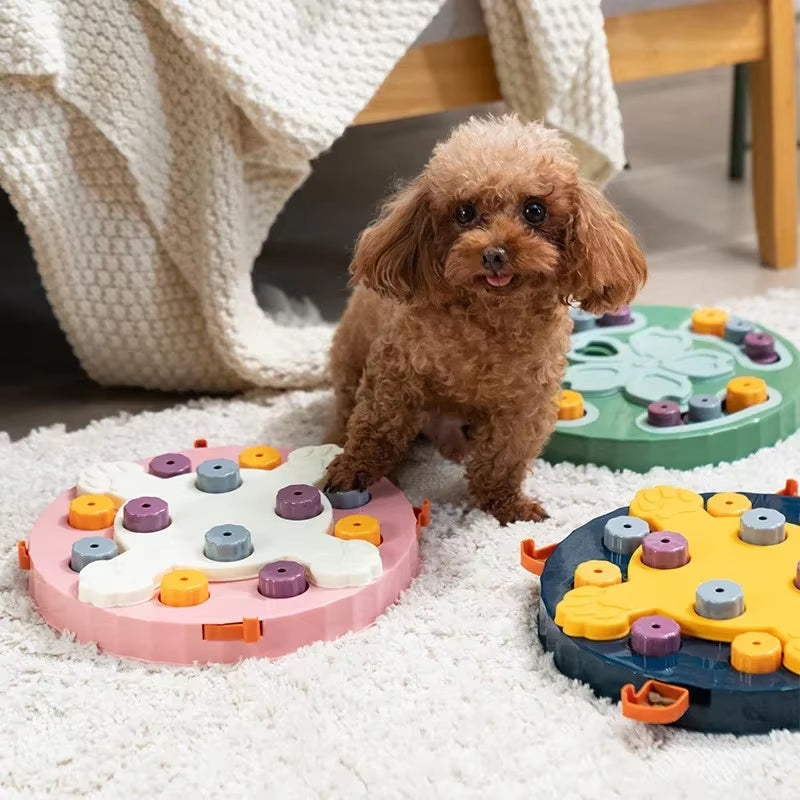 Dog Puzzle Toys Slow Feeder Interactive Increase Puppy IQ Food Dispenser Slowly Eating Nonslip Bowl Pet Cat Dogs Training Game